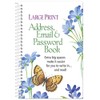 Large Print Address, Email & Password Book, Easy to Read,