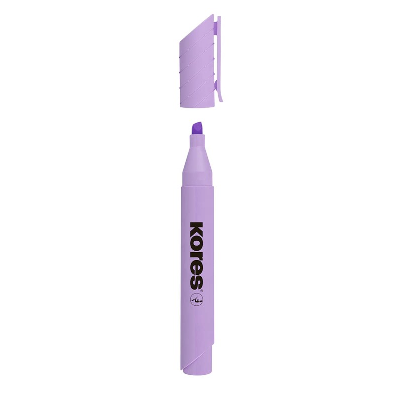 Kores - Pastel Highlighter Pen - Lilac High Liner Plus,