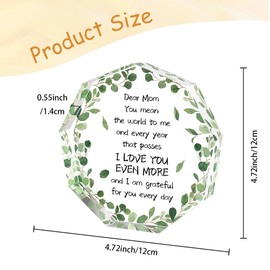 Mom Birthday Gifts for Mom Acylic Signs Presents for Mom Mother‘s Day Gift Ideas Thanksgiving Christmas Valentines Gifts for MommyGifts for Women Maman Cadeau Maman Noel