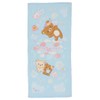 Rilakkuma Face Towel with Pile Dye Print