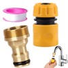 Garden Hose Fitting Set,Universal Kitchen Mixer Tap Hose Connector &