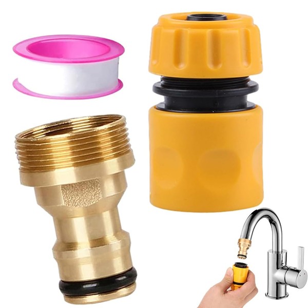 Garden Hose Fitting Set,Universal Kitchen Mixer Tap Hose Connector &