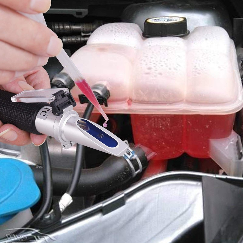Tiaoyeer Antifreeze Refractometer - 3-in-1 Coolant Tester for Checking Freezing