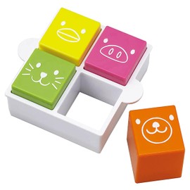 Torne P-3631 Bread Cutter Mold Animal Cube, Makes Mini Sandwiches Easy for Children to Eat, Bento Box