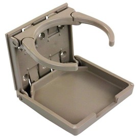 JR Products 45623 Tan Adjustable Cup Holder