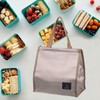 PATIKIL Insulated Lunch Bag, Oxford Cloth Waterproof Lunch Tote Bag