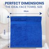 Towelogy Premium Face Cloths 100% Combed Cotton Fade Resistant 33x33cm