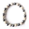GOLD STONE Terahertz Ore, Northstone Bracelet, 0.3 inches (8 mm),