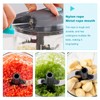 HVIHWI Manual Onion Cutter, 900 ml Vegetable Cutter, Onion Chopper