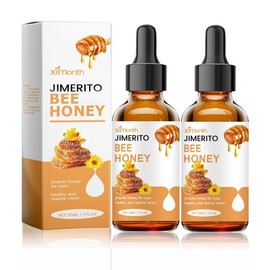 Genuine Honey Eye Cleansing Serum, Honey Eye Care Serum, Eye Essence, Effective Within 7 Days Skincare Comfort Bee Honey Eye Soothing Lotion Honey Essence Fast-Acting Eye Cream, Daily Use Eye Care Product, Limited Time Outdoorfun:_2 bottle