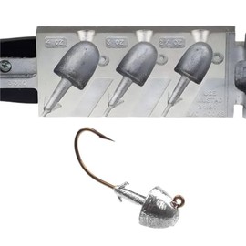 Do It Mold Bullet Nose Jig Size 2 1/2, 3, 4 oz Do it Mold (3310) BDB-3-X Cavities 3 Total