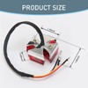 Arwrilt Motorcycle LED Tail Light, Cross Style Motorcycle LED Rear