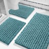 Yimobra Bathroom Rugs Sets 3 Piece, Fluffy Plush Chenille Baht