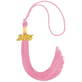 GRADFTY - 10 borlas de graduación 2025 a granel, borlas de graduación rosas 2025