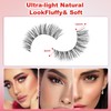 EXTENIFY Eyelashes Natural Look False Eyelashes Wipsy 14mm Short Natural