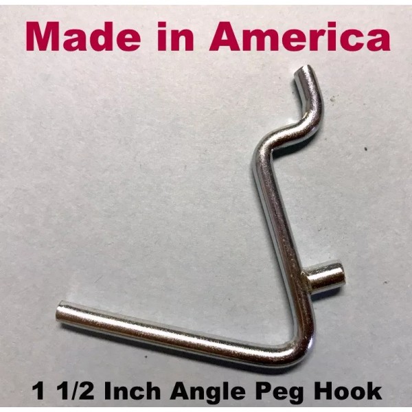 ProCraft (250 PACK) Angle 1 1/2" Metal Peg Garage Hanger