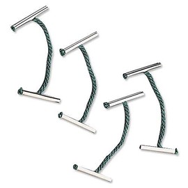 Q-Connect Metal Treasury Tag, 76 mm, Pack of 100, Green