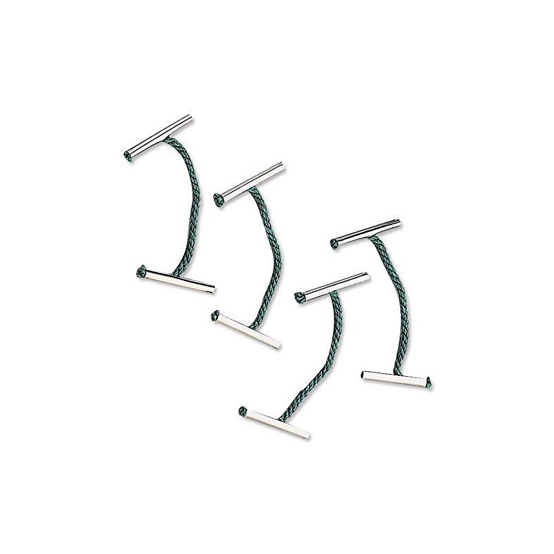 Q-Connect Metal Treasury Tag, 76 mm, Pack of 100, Green