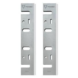 FOXBC 6-1/8 Inch Planer Blades Replacement For Ryobi JP-155 Portable Jointer, Makita 1805B 1805N Planer - Set of 2