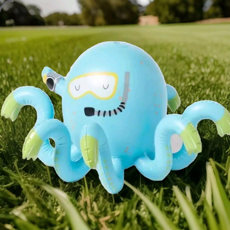 Sun Squad GIANT SEA OCTOPUS CREATURE SPRINKLER INFLATABLE OUTDOOR WATER