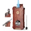 5-in-1 Torch Lighter with Cutter, Holder, Punch, Draw Enhancer Tool,