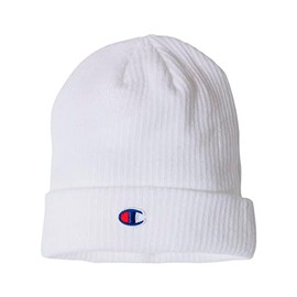 Champion Men's Winter Beanie, White, OS
