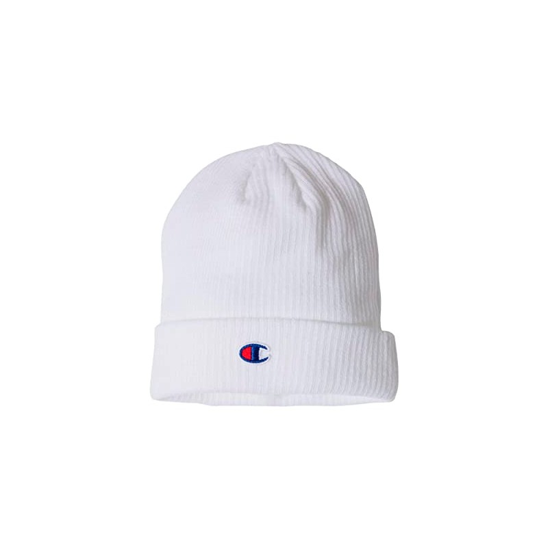 Champion Men's Winter Beanie, White, OS