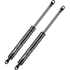 Vepagoo 200 mm 200N Gas Pressure Damper Gas Strut 20 kg Gas Spring for Bed Boxes, Doors, Floor Hatches, Shed Windows and Other Heavy Duty Applications, M6 Eyelet Heads (8 mm Diameter), Set of 2
