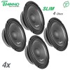 Timpano 4x Timpano Shallow Mount 6.5" PRO Audio Speakers TPT-MB6-4