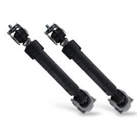 DL-pro Washing Machine Shock Absorber, 2 x Shock Absorbers for Whirlpool Bauknecht Ignis Hanseatic 481252918063, 165-263 mm, 120N, Hole Diameter 10+8 mm