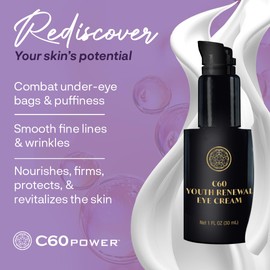 C60 Skincare - Age-Defying Antioxidant Protection - Reduce Wrinkles, Heal Skin, Non-Greasy - Face, Body, Bug Bites, Scarring - Organic Avocado Oil, 99.99% Pure (Regular, C60 Anti-Gravity Serum)