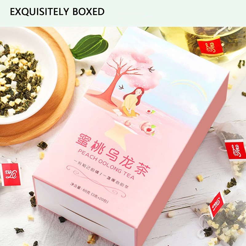 Té de Frutas, té Oolong con Sabor a Melocotón Exquisitamente