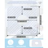 2 Pack Silicone Sink Protector for Kitchen Sink, Trellis Pattern