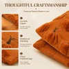 Pumpkin Fall Pillow Covers 18x18In Set of 2 Orange, Ultra