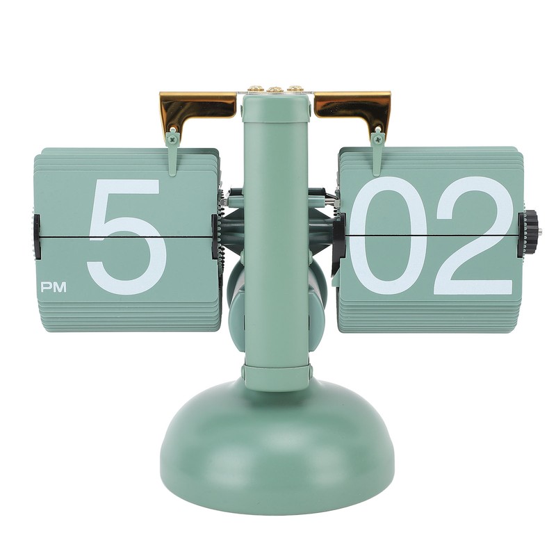 Retro Flip Down Clock with Reminder Timer Stable Accuracy Creative