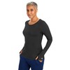 Healing Hands Mackenzie Women's Underscrub, Long Sleeve Tee with Thumbholes,