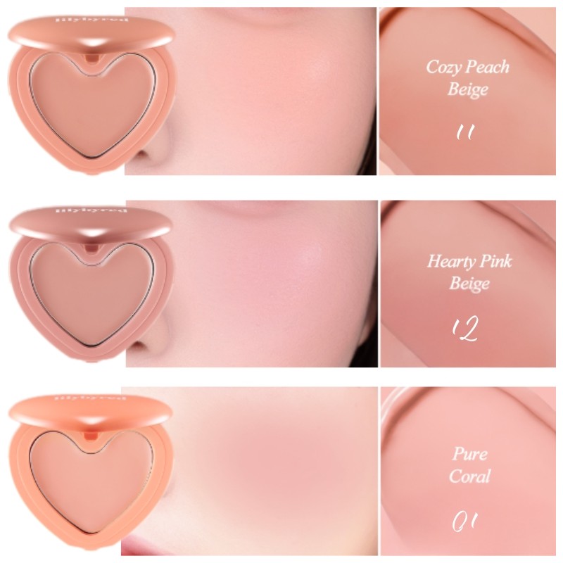 LILYBYRED Luv Beam Cheek Balm 3.5g, Color:06 Fluffy Peach