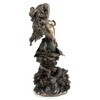 JFSM INC. Large Beautiful Mermaid Sitting on Rock Statue Sculpture