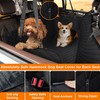 ELONGRIVER Dog Car Seat Cover for Back Seat Hammock 600D