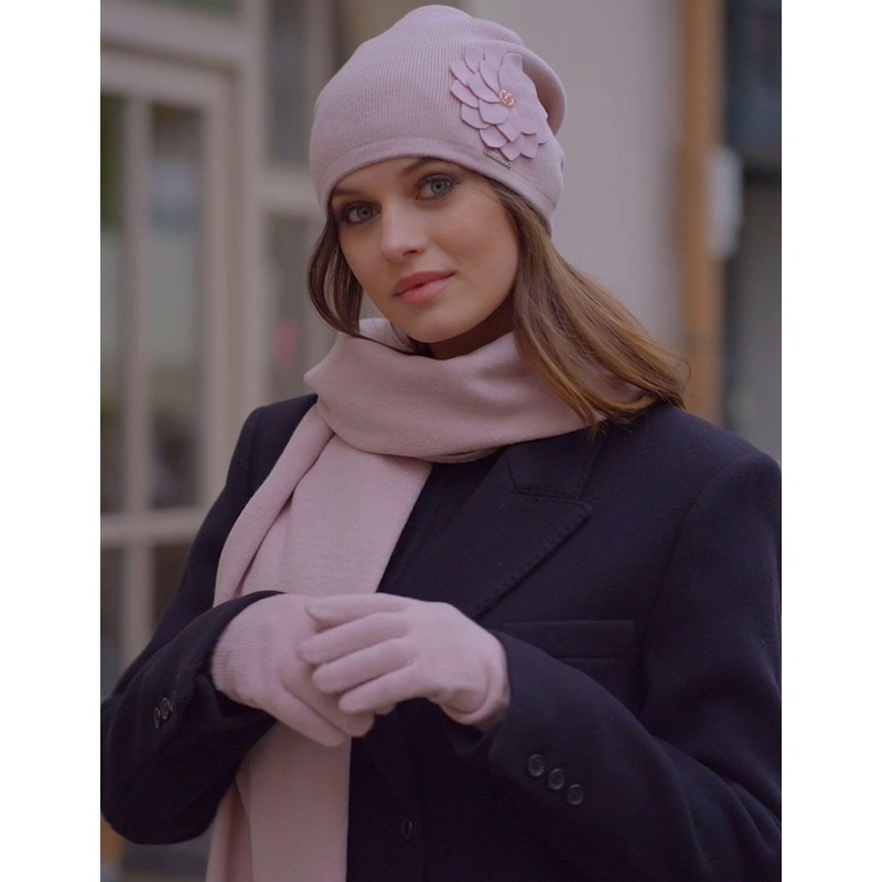 VIVISENCE Women's Beanie Winter Hat Warm Patterned Headpiece 7010, Made