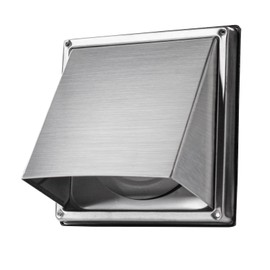 Insvrecho 6-Inch Dryer Vent Cover Outdoor for House, Exhaust vent Wall Vent Outside