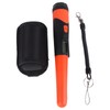 Orange Metal Detector with LCD Display Screen Treasure Searching Pinpointing
