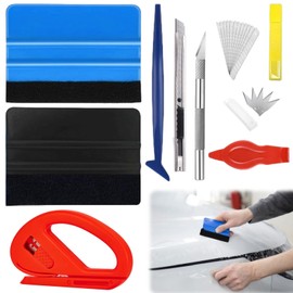 8-teiliges Wischerset Auto-Folienwischer Rakel für Folie,8pcs Auto Vinyl Werkzeug Kit,Rakel für Tönungsfolie Auto,Folierungs Werkzeug Set