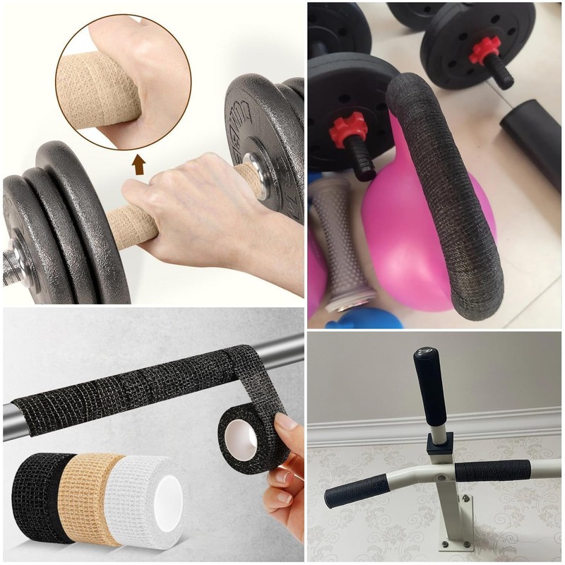 SquEqu 8 Pack Kettlebell Handle Grip Covers Non Slip Dumbbell