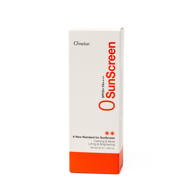 Omelon O'Melon Dermatology Sun Cream, hypoallergenic, no eye irritation, oily