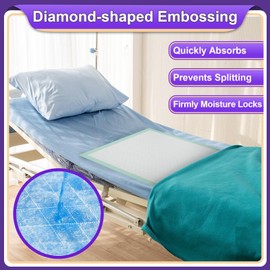 Disposable Bed Pads 36'' X 36'' Heavy Duty Underpads Extra Large Incontinence Pads for Unisex Adult, Senior, Kids and Pet (10 Count)