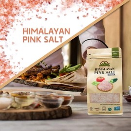 Himalayan Chef Pink Himalayan Salt, Coarse Grain, Refill Grinders - 4 lbs,2 Pound (Pack of 2)