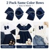 Hair Bows for Girls, 2 Pack 5 Inch Grosgrain Boutique