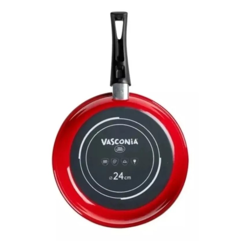 Vasconia Batería Vasconia Vivacolor 6pzas Vitroacero® Roja Inducción