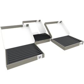 Feldherr Storage Box FSLB040 Compatible with Model Railways, Locomotives and Vehicles - 9 Bars Compatible with N Gauge - Standing, Quantity: 1 Piece